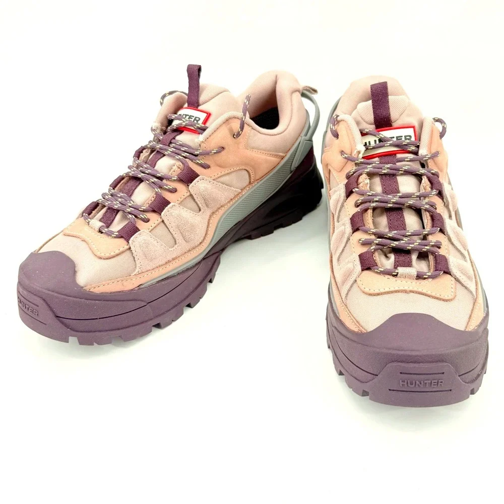 Hunter Travel Explorer Nicia Sneakers Womens 7 Mauve Purple Hiking Trail Shoe